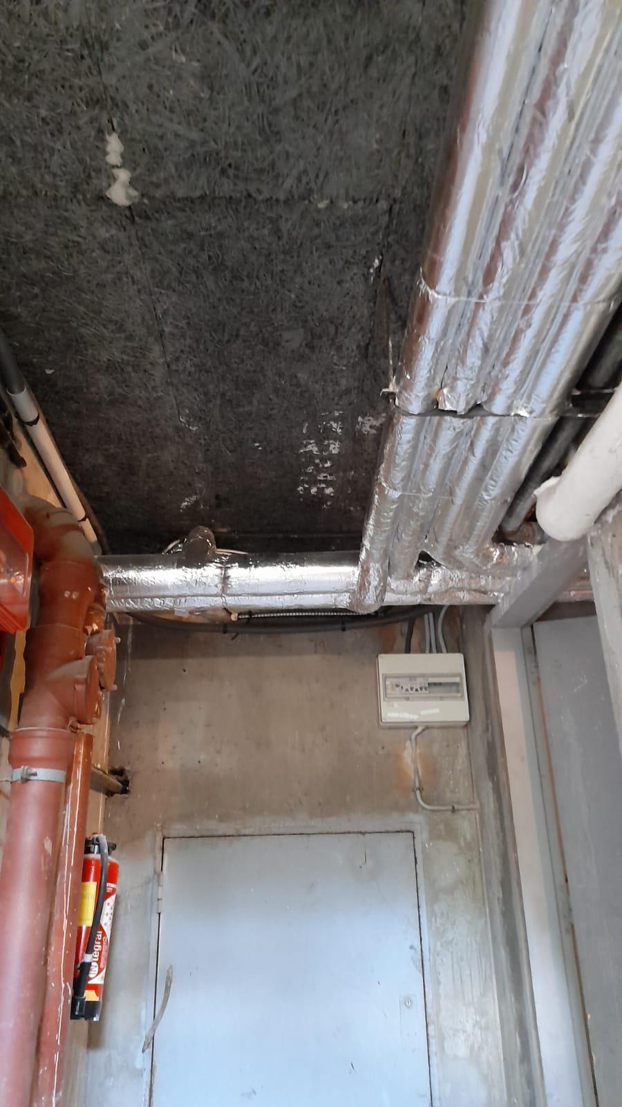 Installation de calorifugeage standard